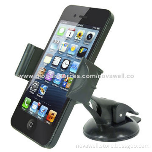 Low-cost Car Universal Holder, Clamp Arms Can Extend Width Up to 80mm, Easy to Assemble